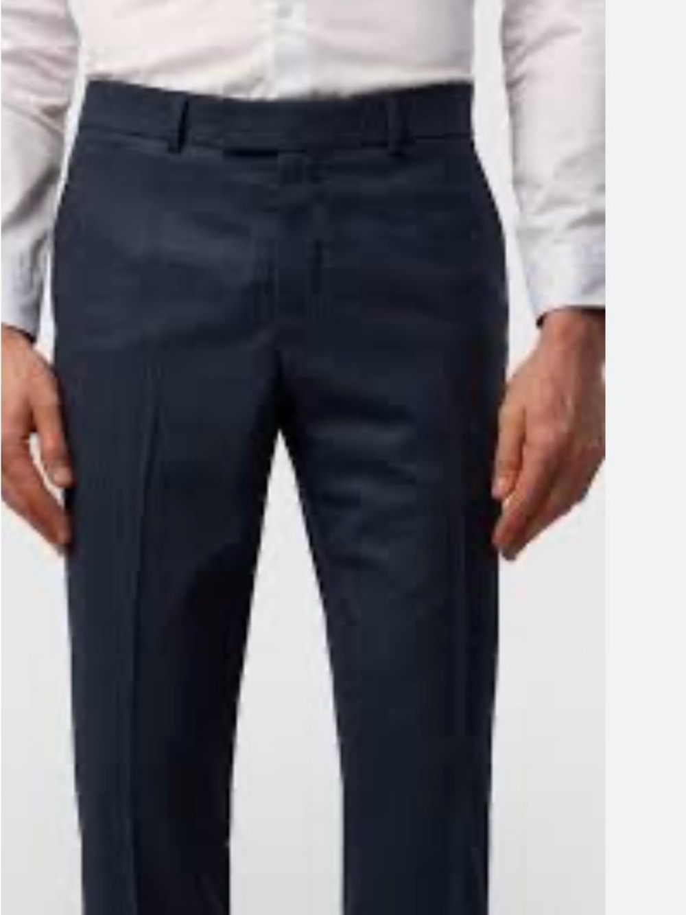 Ted Baker Navy Tailored Dress Trousers